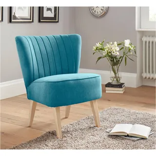 Home Affaire Sessel Campi Mikrofaser 64 x 81 x 66 cm Blau