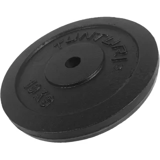 Tunturi Hantelscheibe 10 kg schwarz Gusseisen