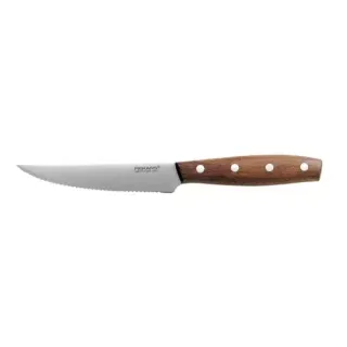 Fiskars Norr Tomatenmesser, 12 cm, Multifunktionales Küchenmesser zum Schneiden von Lebensmitteln, 1 Messer