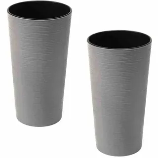 Siena Garden Eco Locon Ø 25 x 46,5 cm Grau