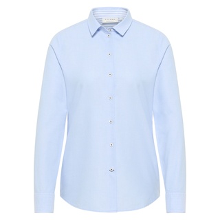 Oxford Shirt Bluse in hellblau unifarben