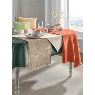 Tischdecke Gr. 2, grün (moos), B:40cm L:140cm, Tischdecken, Tischdecke