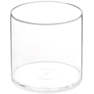 PRATESI ERMES VASE 1 LT. H.17 TRANSPARENT, 18/8 Edelstahl, Multicolor, one Size