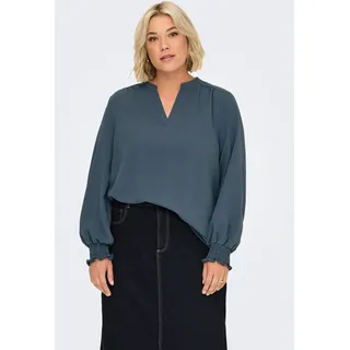 ONLY CARMAKOMA Carmetta Life V-Neck Top Ombre Blau 42