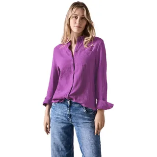 CECIL Damen B344980 Musselin-Bluse, iced Violet, X-Large