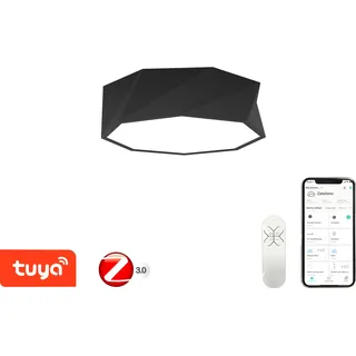 Immax NEO DIAMANTE Smart-Deckenleuchte 40cm 31W Schwarz Zigbee 3.0