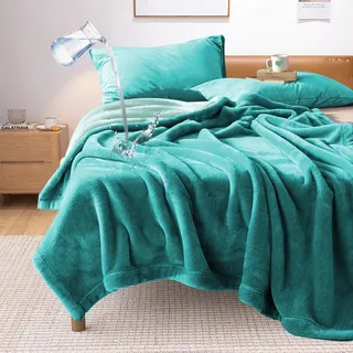 YISURE Wasserabweisende Decke Wasserdicht 200x150cm (Aqua/Türkis)