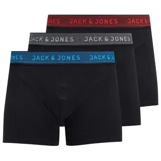 Jack & Jones Junior Jack & Jones Waistband Trunks Boxershorts Jungen, (3er Pack) - 140,