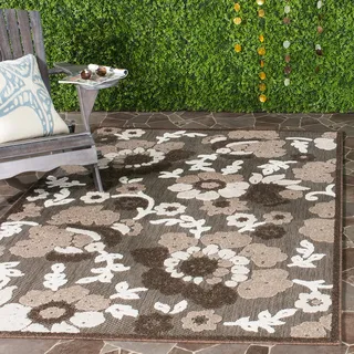 SAFAVIEH Traditionell Teppich für Wohnzimmer, Esszimmer, Schlafzimmer - Cottage Collection, Kurzer Flor, Hellbraun und Braun, 201 X 290 cm