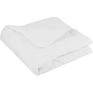 Bettdecke für Allergiker, 4-Jahreszeiten Decke, Bezug: Mischgewebe, Polyesterfüllung - Weiß