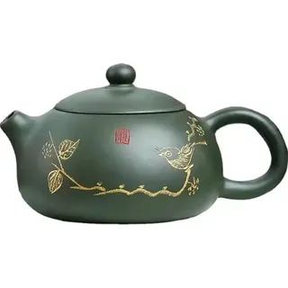 Teekanne Sen Ming Hu - Elegante grüne Keramik für Teeliebhaber KP37612 - Grün