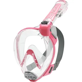 Cressi Duke Dry Full FACE MASK Clear/PINK S/M