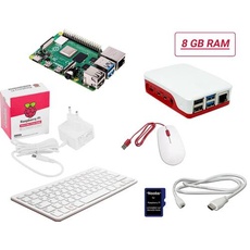 Raspberry Pi® Desktop Kit 4 B 8 GB 4 x 1.5 GHz inkl. Tastatur, inkl. Maus, inkl. Noob
