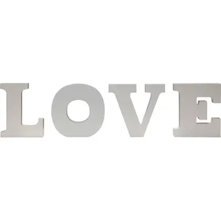 Myflair Möbel & Accessoires Deko-Buchstaben »Ylvie, weiß« Deko Schriftzug "LOVE", Höhe 20 cm, Wohnzimmer, weiß