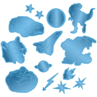 Step by Step Step by Step Reflektierendes Sticker-Set - Blau