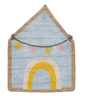 BigBuy Home Kinderteppich, 150 x 110 cm, Baumwolle