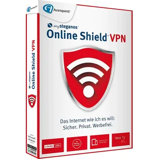 Steganos Online Shield VPN 5 Geräte 1 Jahr