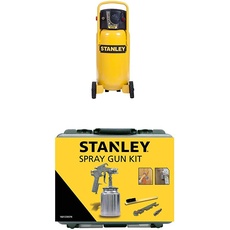 STANLEY Compressor D230/10/50V + Spray Gun Kit