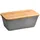 | Brotbox, Material: Kunststoff, Bambus, Maße: B: 35 x H: 20 x T: 13,5 cm, Farbe: Grau, Braun | 58491