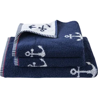 Dyckhoff Maritim Handtuch 50 x 100 cm blau