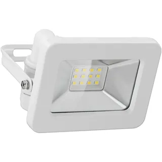 goobay Außenstrahler LED 10 W IP65 850 lm inkl. Bewegungsmelder weiß