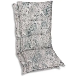 GO-DE Hochlehnerauflage 120 x 50 x 7 cm beige 2-tlg.