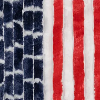 Moritz Flauschvorhang aus Chenille 90 x 220 cm USA Türvorhang als Fliegenschutz Insektenschutz für Camping Wohnwagen