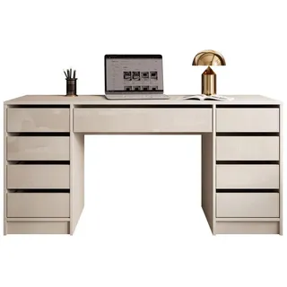 lookway Schreibtisch Mada Double Beige