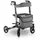Rollator Vital grau klappbar mit Sitzfläche