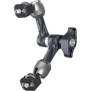 SMALLRIG 7" Rosette Magic Arm, Gelenkarm mit 1/4"-20 Schrauben und Verdrehsicherungsstiften, maximale Tragfähigkeit 3,5 kg Friktionsarm, für Kameras, Monitore, LED-Leuchten und Telefone – 4194