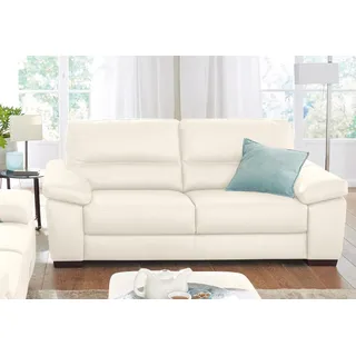 Calia Italia Couch Leder 2-Sitzer Beige
