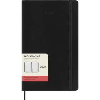 Moleskine Tageskalender 2027 Schwarz