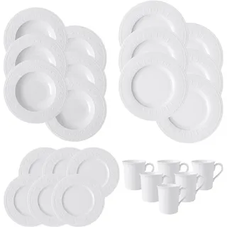 Villeroy & Boch Cellini Kombiservice 24-tlg. weiß