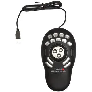 CONTOUR Multimedia Controller PRO v2 - Jog Dial Schwarz,