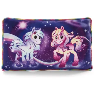 NICI 47854 Kissen Pony Stars Pferde Starjumper & Candydust 43x25cm Green