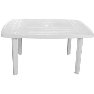 Ipae-Progarden ProGarden Modulbausatz-Tisch Oval Weiß 101x68 cm
