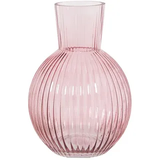 Alexandra House Living Vase, Rosa, Glas, 18 x 18 x 27 cm