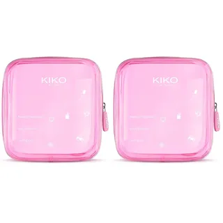 KIKO Milano Mini Pochette | Transparente Mini-Pochette (Packung mit 2)
