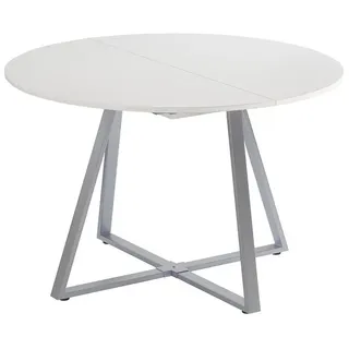 Vicco Loyd Ø 120 cm Weiß/Grau