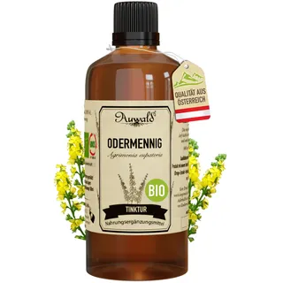 NEU! Auwald Odermennig Tropfen BIO – Hochwertiger Auszug, Extrakt, Essenz & Tinktur – 100% BIO Landwirtschaft, Frei von künstlichen Zusätzen und Farbstoffen, Hergestellt in Österreich – 100ml