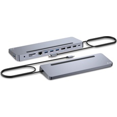 Bild i-tec USB-C Metal Ergonomic 3x 4K Display Docking Station - PD 100W