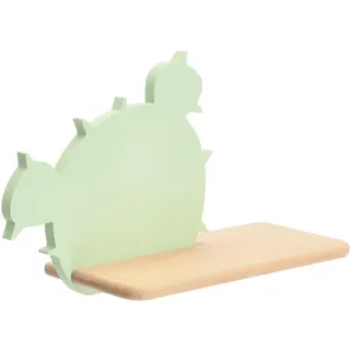 Kinderwandleuchte , Grün , Holz, Metall, Holzwerkstoff , Eiche , Kaktus , 12x20.5x33.5 cm , RoHS, Europäischer Sicherheitsstandard , einfach zu transportieren , Lampen & Leuchten, Innenbeleuchtung, Kinderzimmerlampen, Kinderwandleuchten