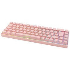 Bild von GAMING PK95R Kabellos, Bluetooth®, Kabelgebunden Gaming-Tastatur Deutsch, QWERTZ Pink, Rosa