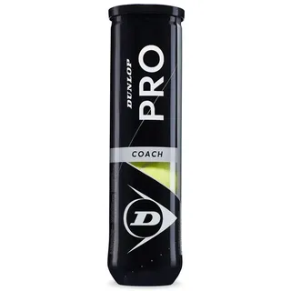 DUNLOP Tennisball Pro Coach - für Coaching und Trainingseinheiten (1x4er Dose)
