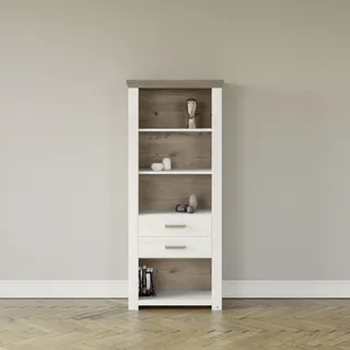 Set One by Musterring Wandregal 75 x 42 x 175 cm Weiß