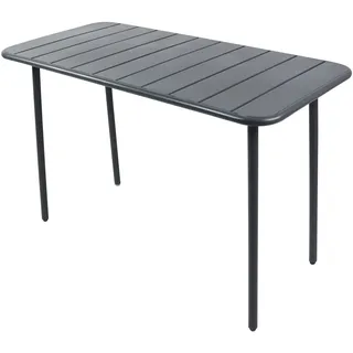 VCM Gartentisch 72 cm schwarz