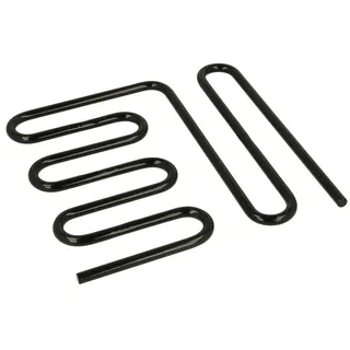 Metaltex Topfuntersetzer, Metall beschichtet, hitzebeständig, 16 x 16 cm, schwarz