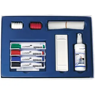 Legamaster Moderationszubehör Starter Kit 27 Teile Schwarz/Blau/Rot/Grün