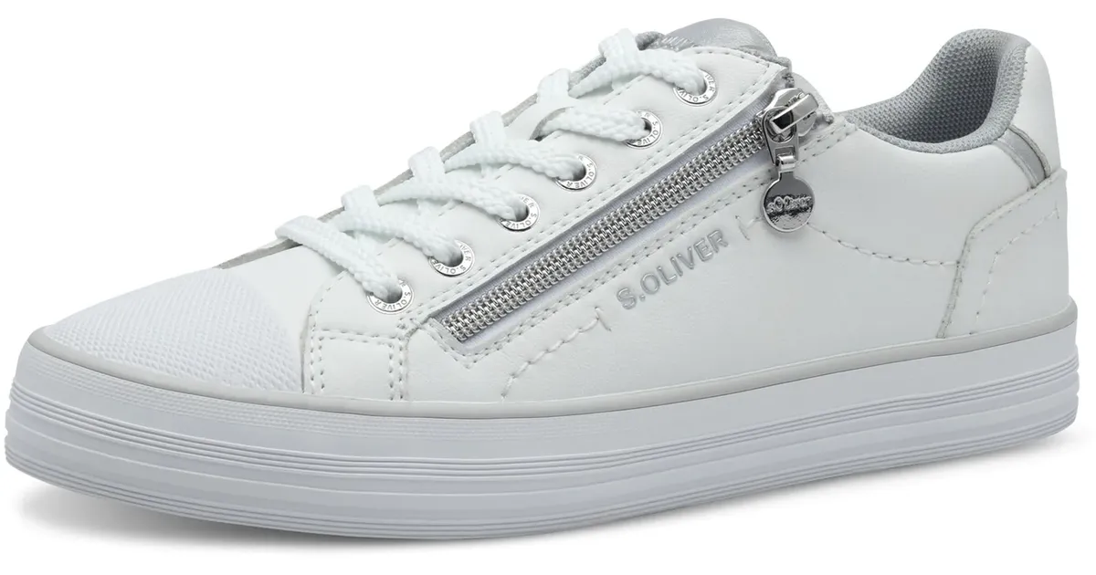 S.Oliver Donna Sneaker Basse 5-23613-45, Scarpe Da Ginnastica Comode E Alla Moda, Con Plantare Rimovibile