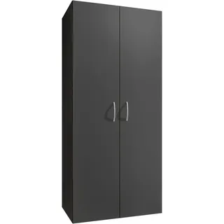 WIMEX Kleiderschrank Multiraumkonzept 80 x 185 x 54 cm Grau